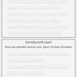 Namen Schreiben Lernen Vorlagen Gut Vereinfachte Ausgangsschrift