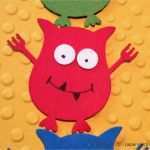 Namensschilder Basteln Vorlagen Erstaunlich Monster Trio – Paper Point – Schönes Aus Papier