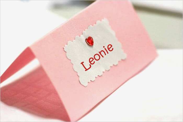 Namensschilder Basteln Vorlagen Hübsch Tischkarten Selber Machen