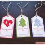 Namensschilder Selber Drucken Vorlagen Wunderbar Geschenkanhänger &quot;weihnachten&quot; Kostenlose Anleitung Und