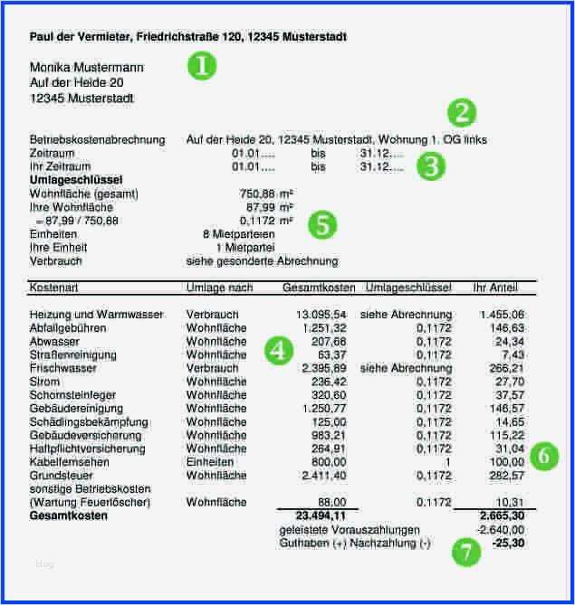 Nebenkostenabrechnung Vorlage Word Angenehm Charmant Betriebskostenvorlage Galerie Entry Level