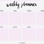 Newsletter Liste Vorlage Fabelhaft Weekly Planner Free Printable Weekly Planner Free