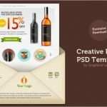 Newsletter Vorlage Kostenlos Beste Kreative E Mail Newsletter Psd Vorlage