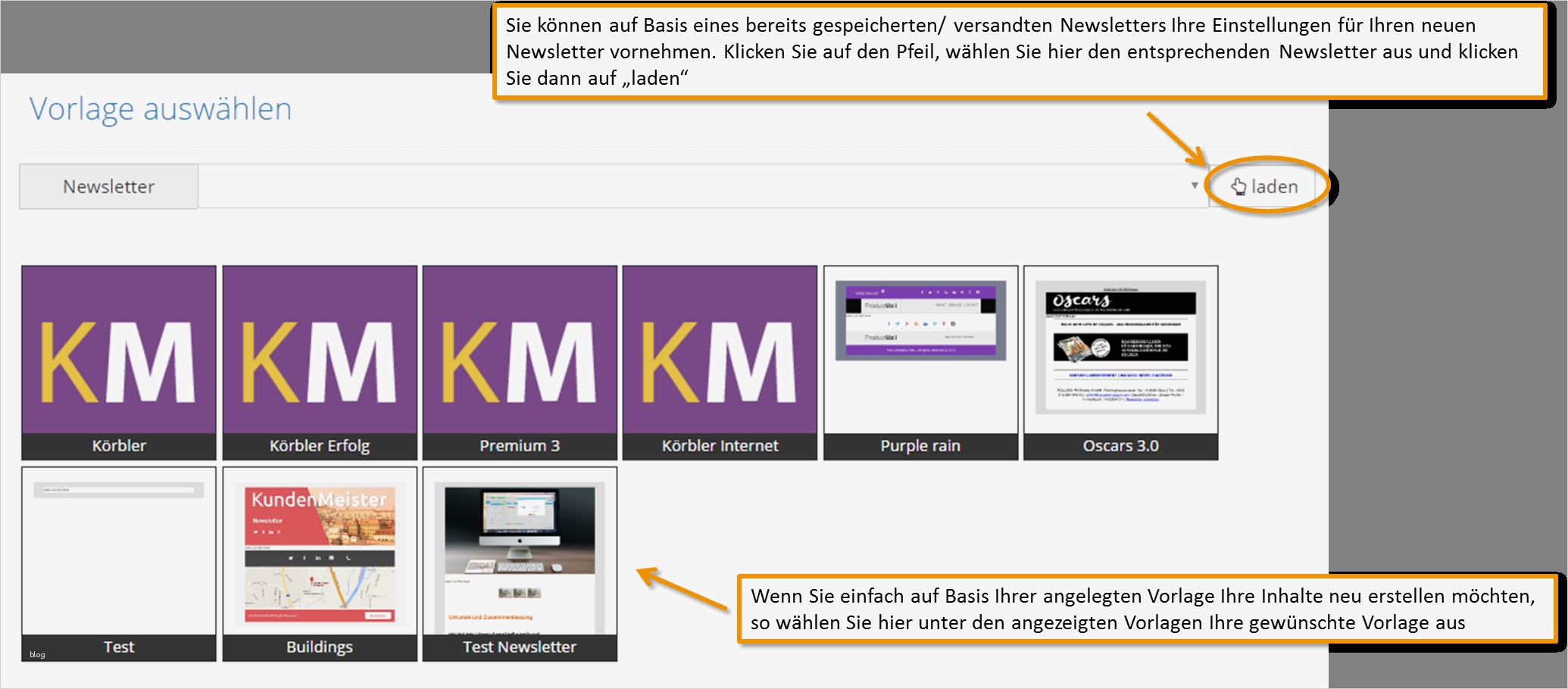 Newsletter erstellen