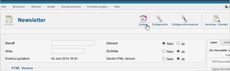 Newsletter Vorlagen Erstellen Gut Wie Mit Acymailing Einen Newsletter Erstellen Alexander