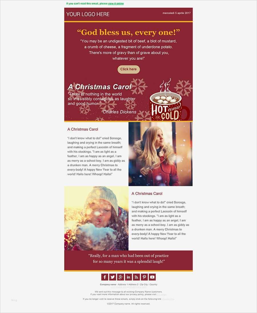 Newsletter Vorlagen Erstellen Neu Weihnachts Vorlagen 2017 Gestalten Und Versenden Sie Ihre