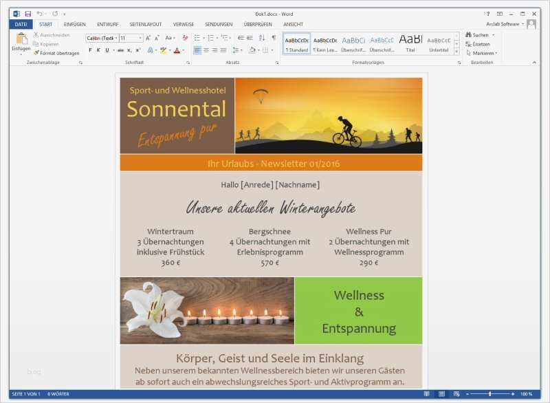 Newsletter Vorlagen Genial Newsletter Mit Microsoft Word Erstellen Und Versenden