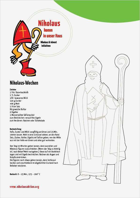 Nikolaus Vorlage Neu Nikolaus Backanleitung