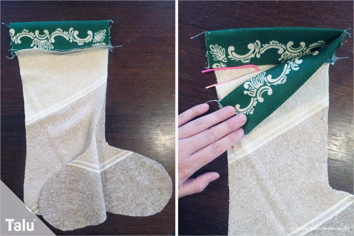 Nikolausstiefel Vorlage Bewundernswert Nikolausstiefel Nähen Schnittmuster Vorlage