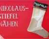 Nikolausstiefel Vorlage Erstaunlich Nikolausstiefel Nähen Schnittmuster Vorlage