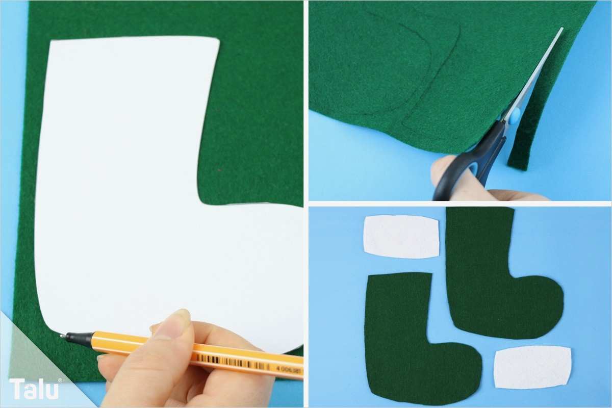 Nikolausstiefel Vorlage Genial Nikolausstiefel Zum Befüllen Basteln Anleitungen Mit