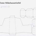 Nikolausstiefel Vorlage Papier Großartig Nikolaus Stiefel Aus Papier Basteln – so Wird Ein Schuh Draus