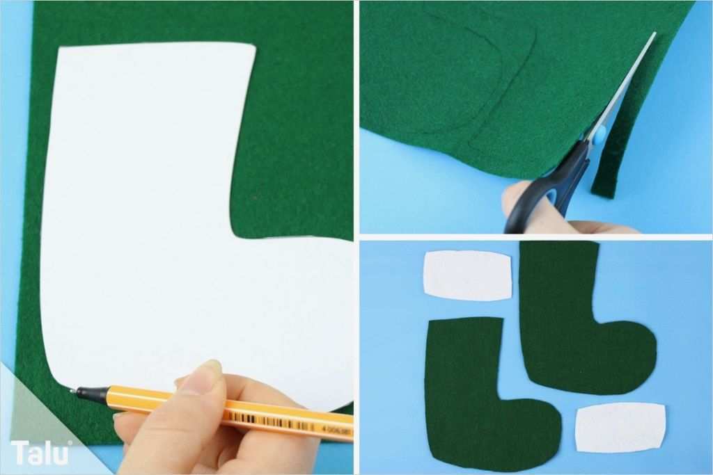 Nikolausstiefel Vorlage Papier Süß Nikolausstiefel Zum Befüllen Basteln