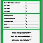 Notfallplan Vorlage Word Wunderbar Ziemlich Notfallnummern Vorlage Zeitgenössisch