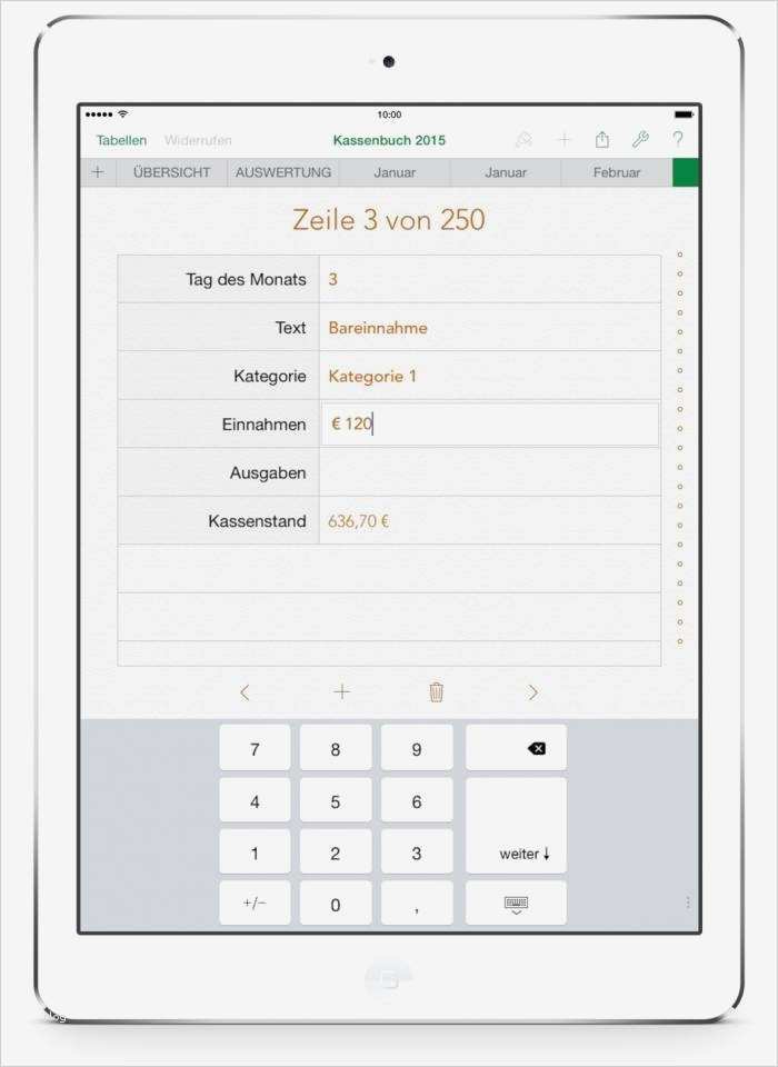 Numbers Vorlagen Kassenbuch Schön Numbers Vorlage Kassenbuch 2015 Ohne Ust