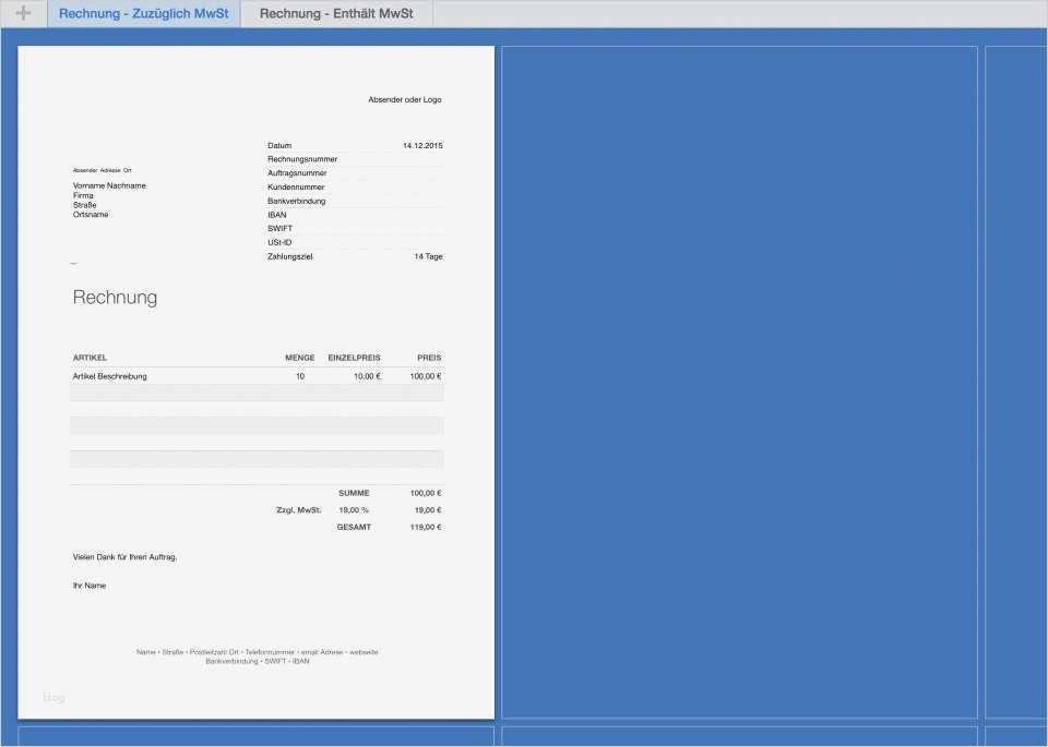 Numbers Vorlagen Rechnung Elegant Numbers Vorlage Rechnung