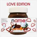 Nutella Etikett Vorlage Inspiration Personalised Novelty Anniversary Gift Nutella Label for