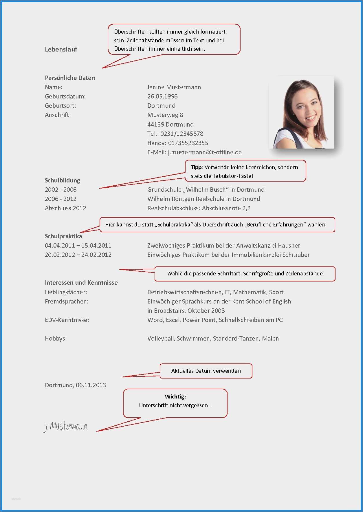 Nutzungsbedingungen Vorlage Gut Vorlage Bewerbung Schülerpraktikum Schön Tabellarischer