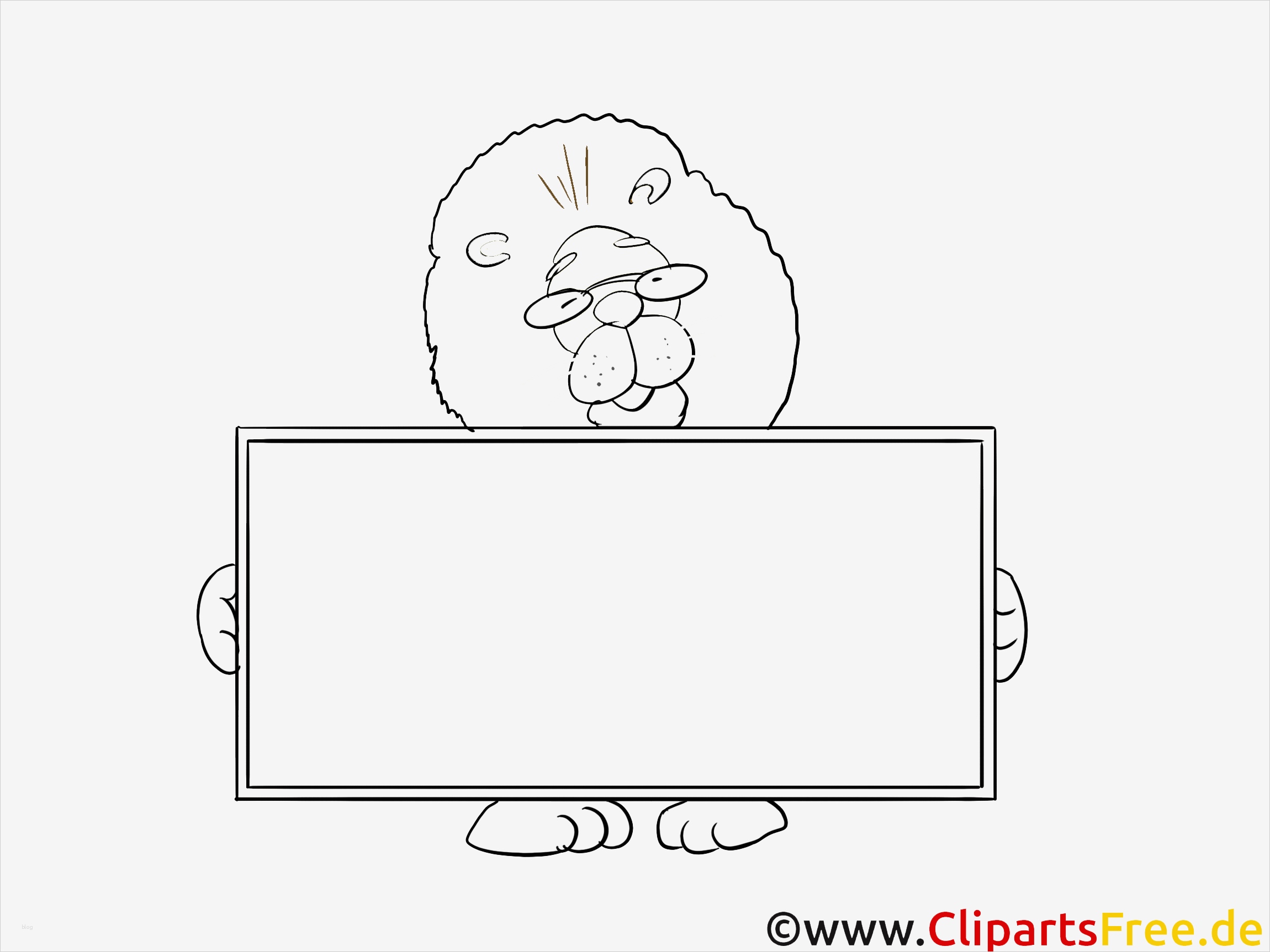 Nutzungsbedingungen Vorlage Süß Löwe Mit Schild Ausmalbild Vorlage Gratis