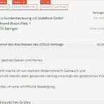 O2 Handyvertrag Kündigen Vorlage Luxus Vodafone Widerruf Vorlage Download Chip