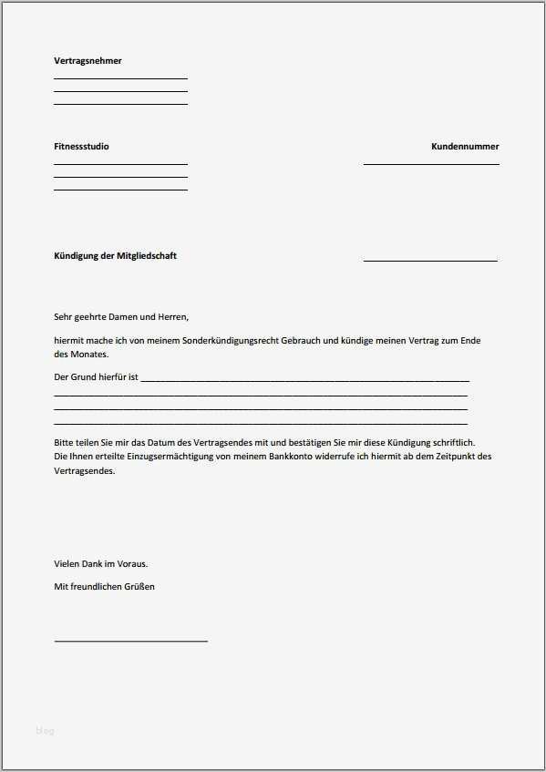 O2 Vertrag Kündigen Vorlage Erstaunlich Kündigung Fitnessstudio Vorlage Text Word
