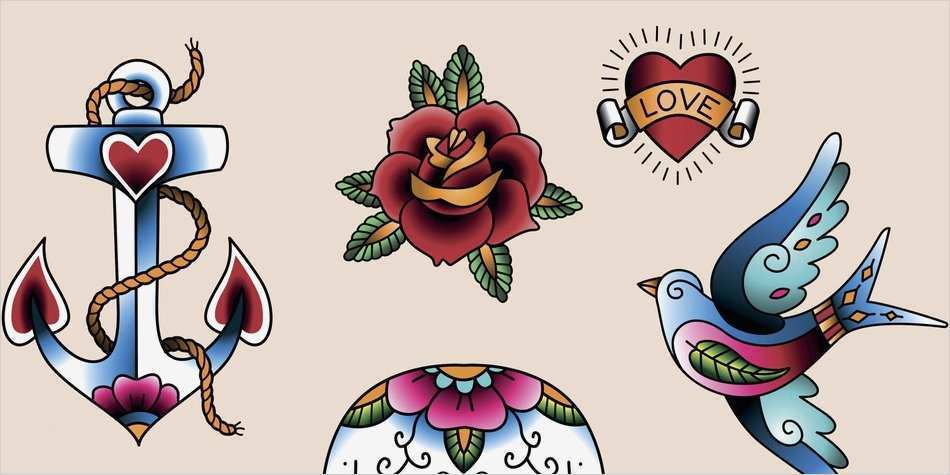 Old School Tattoo Vorlagen Einzigartig Old School Tattoos Motive Infos & Vorlagen