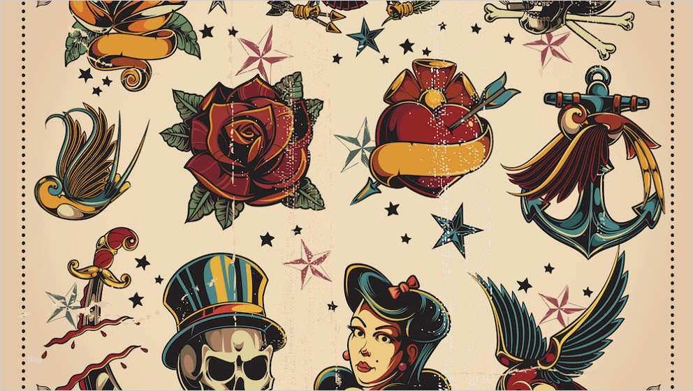 Old School Tattoo Vorlagen Erstaunlich Keine Idee Fürs Nächste Tattoo Diese Maschine Entscheidet