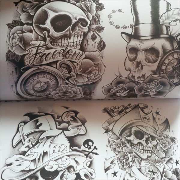 Old School Tattoo Vorlagen Neu Skulls Newschool & Oldschool