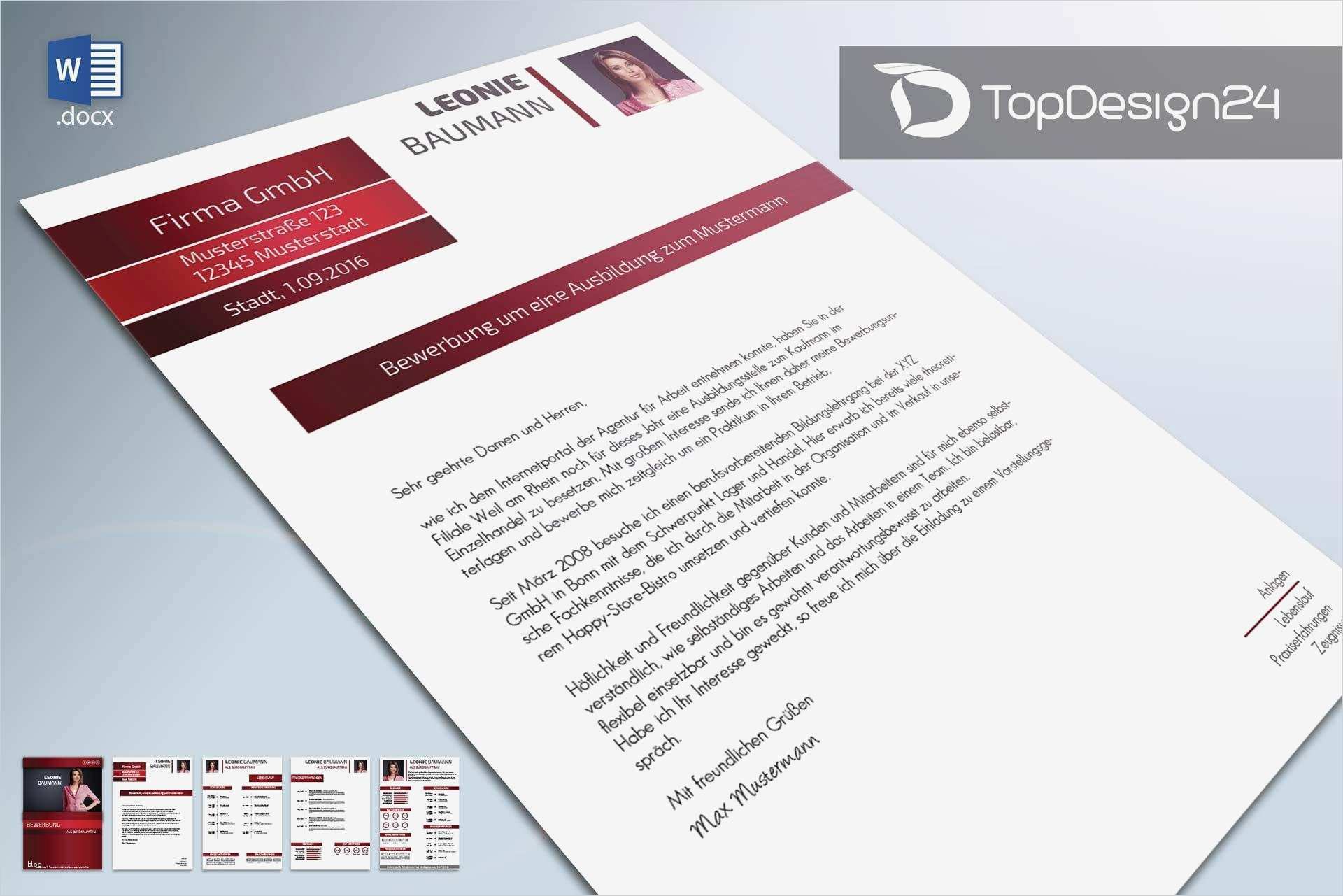 Online Bewerbung Vorlage Erstaunlich Line Bewerbung Muster topdesign24