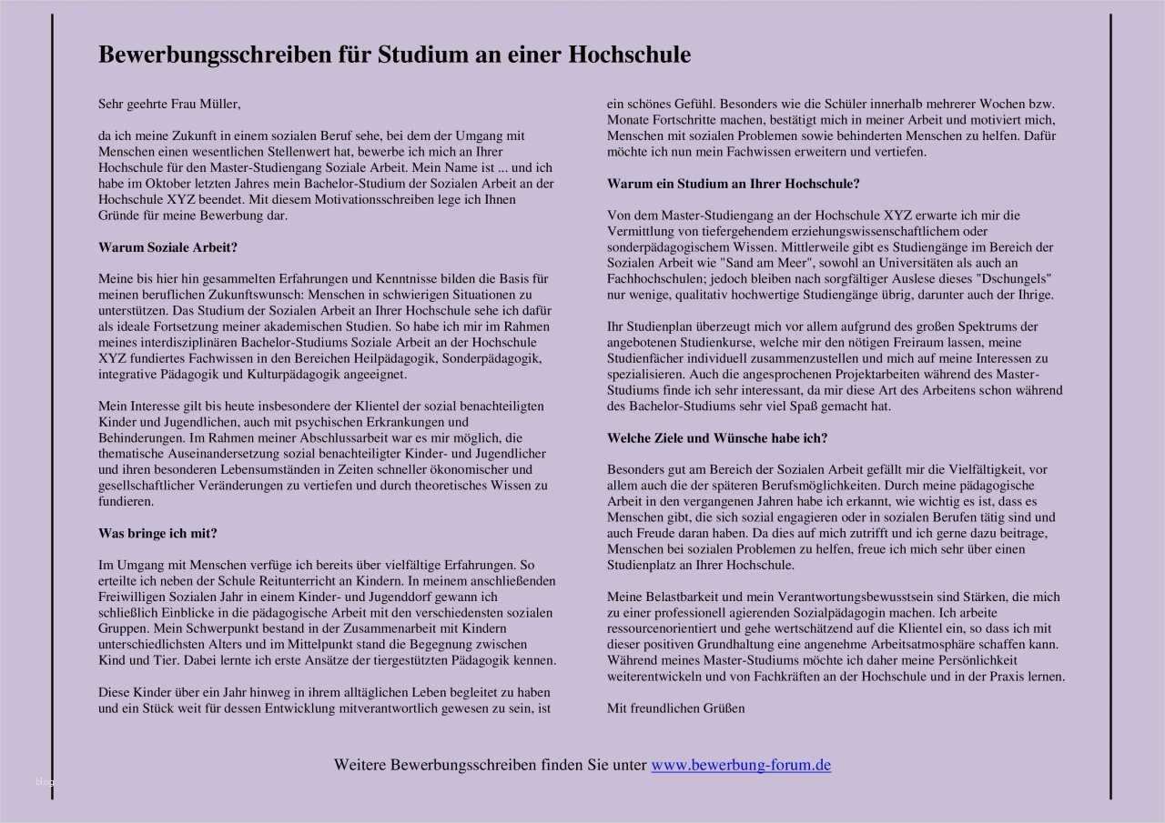 Online Bewerbungsschreiben Vorlage Schön Bewerbung Um Ein Stu Nplatz Vorlage Line Rechnun