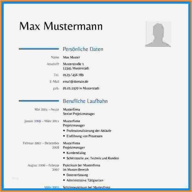 Openoffice Lebenslauf Vorlage Cool 8 Lebenslauf Vorlage Openoffice