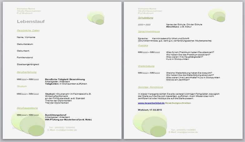 Openoffice Vorlage Lebenslauf Erstaunlich Blanko Lebenslauf Lebenslauf Beispiel