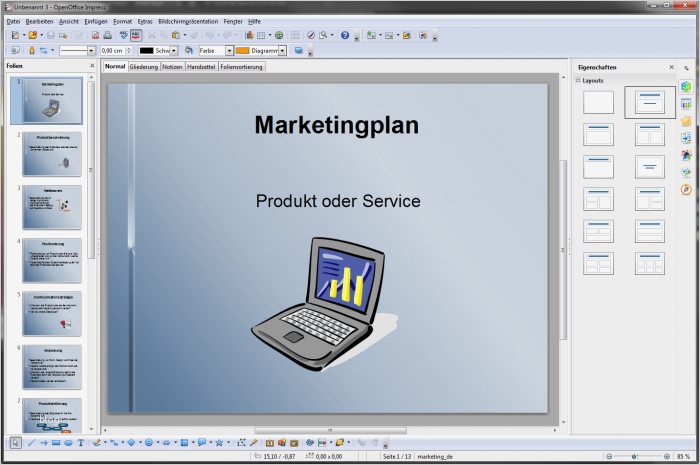 Openoffice Vorlagen Paket Erstaunlich Vorlagen Für Open Fice Impress Download