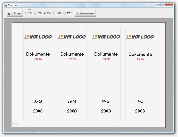 Ordner Etiketten Drucken Vorlage Angenehm Duro Easylabel Download