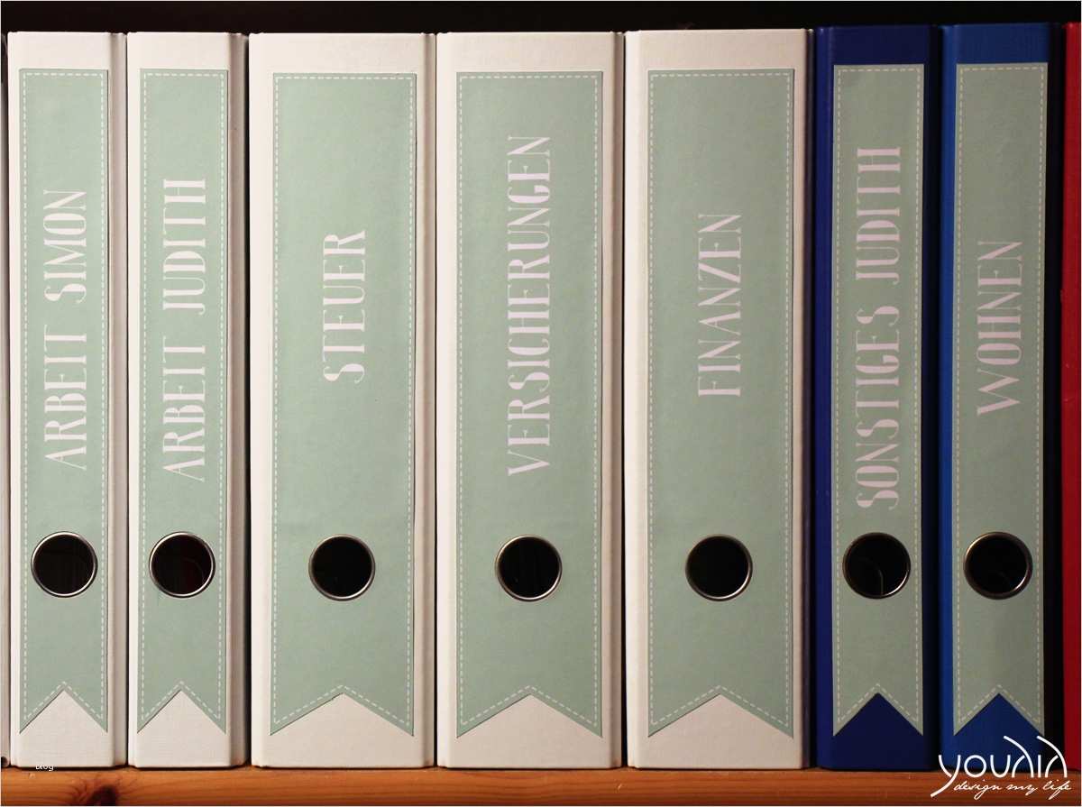 Ordner Etiketten Vorlagen Download Angenehm Diy Pimp Your Folder Back