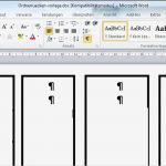 Ordner Rückenschilder Vorlage Excel Gut Word 2010 Druckt Nicht Seitenansicht Bei Textfeldern