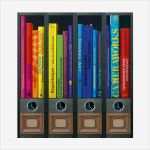 Ordner Rückenschilder Vorlage Excel Schönste Geschenkwichtel ordner Rückenschilder Rainbow Books