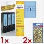 Ordnerrücken Avery L4759 Vorlage Süß Avery Zweckform ordnerrücken Etiketten 1 Set