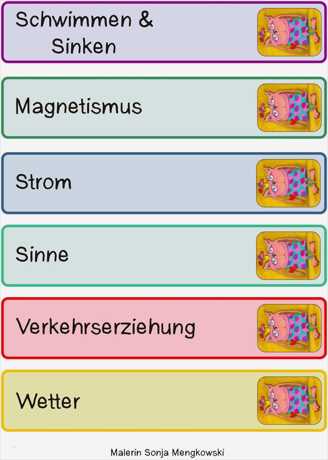 Ordnerrücken Schmal Vorlage Wunderbar Lernstübchen ordnerrücken Sachunterricht 2