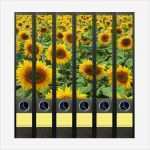 Ordnerrücken Vorlage Kostenlos Elegant Geschenkwichtel ordner Rückenschilder Sunflower Field