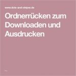 Ordnerrücken Vorlage Kostenlos Großartig ordnerrücken Zum Downloaden Und Ausdrucken