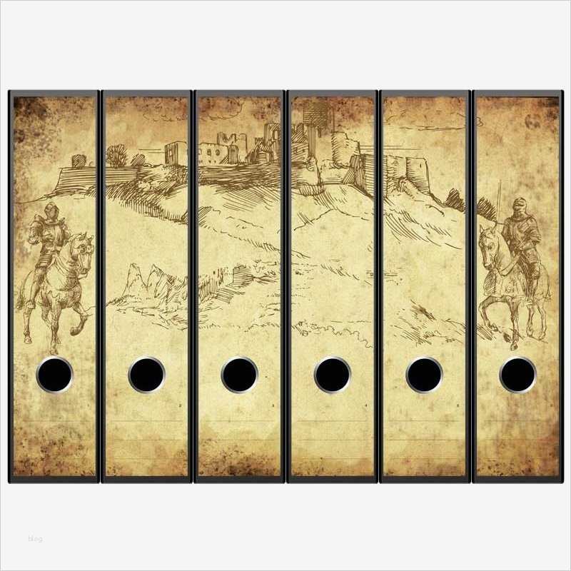 Ordnerrücken Vorlage Openoffice Luxus 6 ordnerrücken Motiv Aufkleber Ritterburg