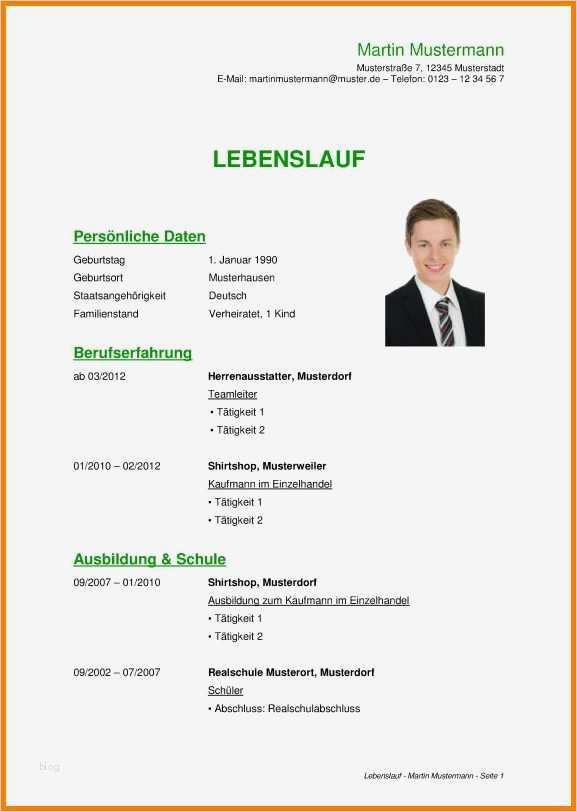 Ordnerrücken Vorlage Pdf Cool 6 Vorlagen Lebenslauf