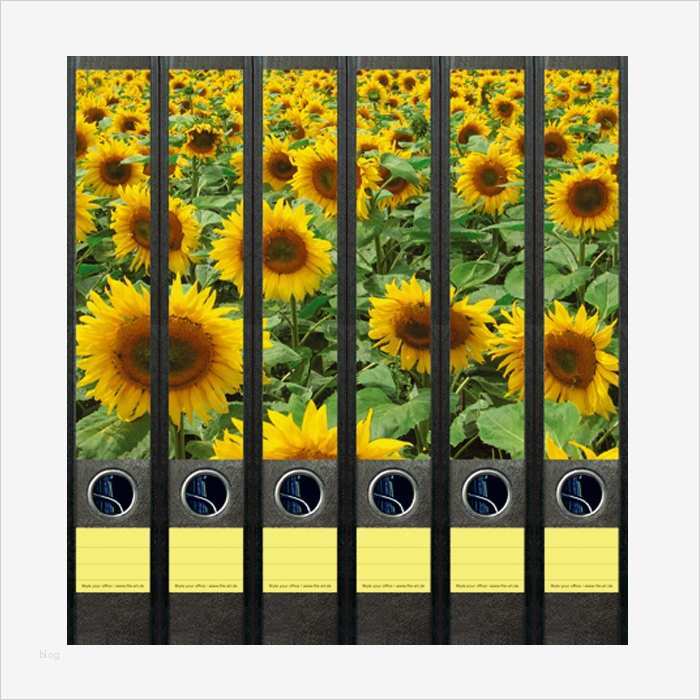 Ordnerrückenschilder Vorlage Beste Geschenkwichtel ordner Rückenschilder Sunflower Field