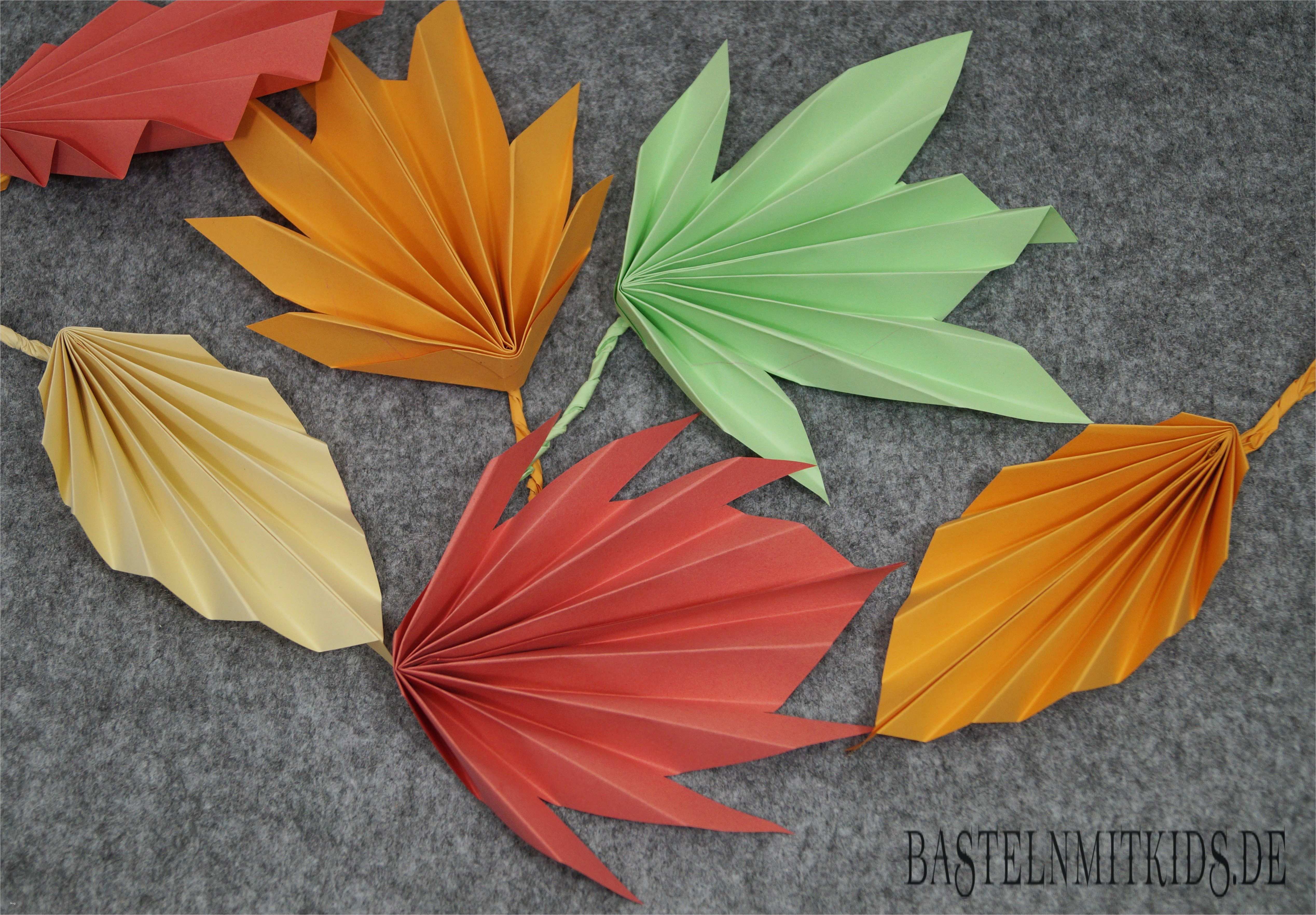Origami Vorlagen Kostenlos Gut Papier Falten Für Bunte Herbstblätter Basteln Mit