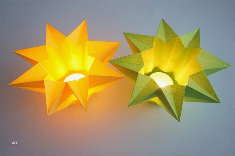 Origami Vorlagen Kostenlos Wunderbar Windlicht Stern sonstige Sterne Basteln