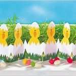 Osterbasteln Vorlagen Kostenlos Erstaunlich Küken Basteln Einfacher Scherenschnitt Familie