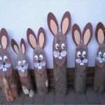 Osterhase Holz Basteln Vorlage Luxus Osterhase Aus Holz Baumstamm Osterhasenstamm