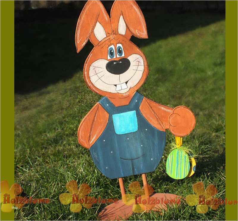 Osterhase Holz Basteln Vorlage Neu Osterhase Aus Holz Mit Latzhose Und Ei