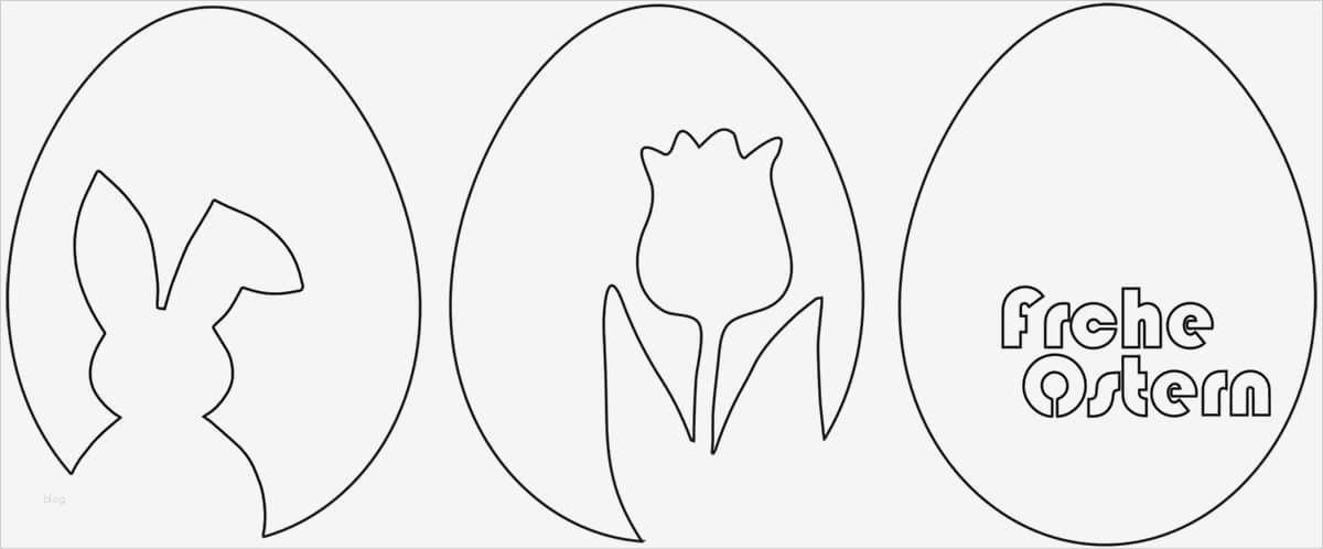 Osterhase Vorlage Einzigartig 3 Vorlagen Für Schnelle & Schlichte Osterdeko Aus Papier